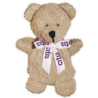 Image of 5 inch Beanie Bear with Neck Bow