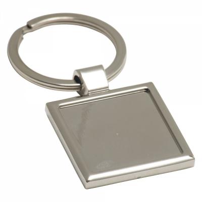 Image of Square Alloy Injection Keyring 